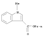 1H-Indole-3-carboxylic acid, 1-methyl-, propyl ester